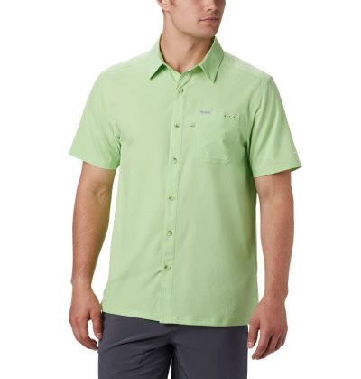 Camisas Columbia PFG Slack Tide™ Camp Shirt Masculino Luz Verdes Portugal | 123623-JXP0