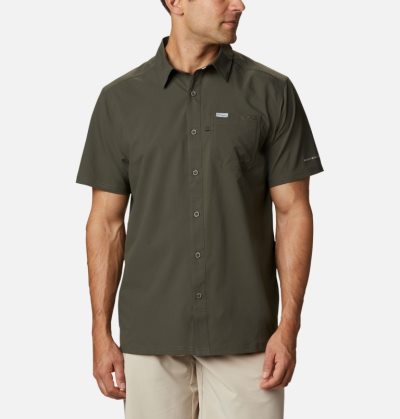 Camisas Columbia PFG Slack Tide™ Camp Shirt Masculino Verde Oliva Portugal | 153394-OFWS