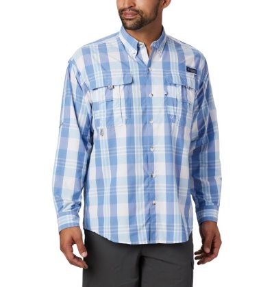 Camisas Columbia PFG Super Bahama™ Long Sleeve Shirt Masculino Azuis Multicoloridas Portugal | 168293-K76W