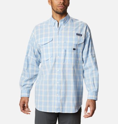 Camisas Columbia PFG Super Bonehead Classicos™ Long Sleeve Shirt Masculino Amarelas Portugal | 106327-01O2