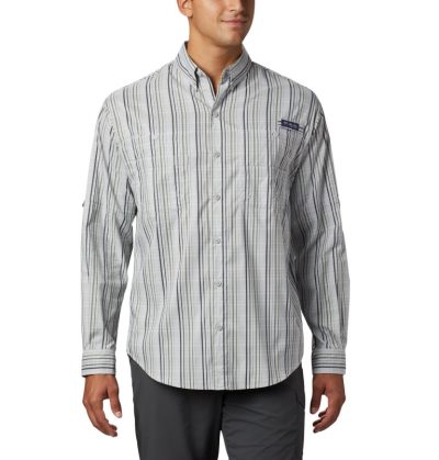 Camisas Columbia PFG Super Tamiami™ Long Sleeve Shirt Masculino Cinzentas Portugal | 126815-BD5M