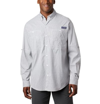 Camisas Columbia PFG Super Tamiami™ Long Sleeve Shirt Masculino Pretas Portugal | 162634-KGNJ