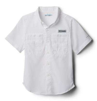 Camisas Columbia PFG Tamiami™ Curta Sleeve Shirt Criança Branco Portugal | 137873-F42T