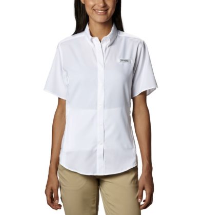 Camisas Columbia PFG Tamiami™ II Curta Sleeve Shirt Feminino Branco Portugal | 108565-7N6N