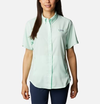 Camisas Columbia PFG Tamiami™ II Curta Sleeve Shirt Feminino Luz Menta Portugal | 112375-IV3R