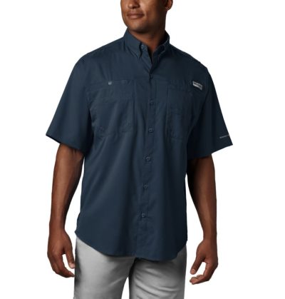 Camisas Columbia PFG Tamiami™ II Curta Sleeve Shirt Masculino Azul Marinho Portugal | 164169-UG4Y