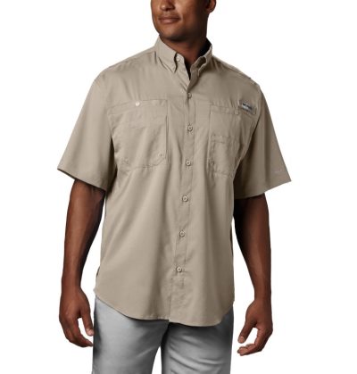 Camisas Columbia PFG Tamiami™ II Curta Sleeve Shirt Masculino Bege Portugal | 190411-5J88