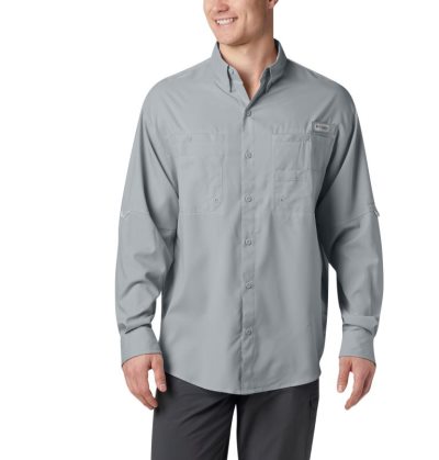 Camisas Columbia PFG Tamiami™ II Long Sleeve Shirt Masculino Cinzentas Portugal | 115256-RMZX