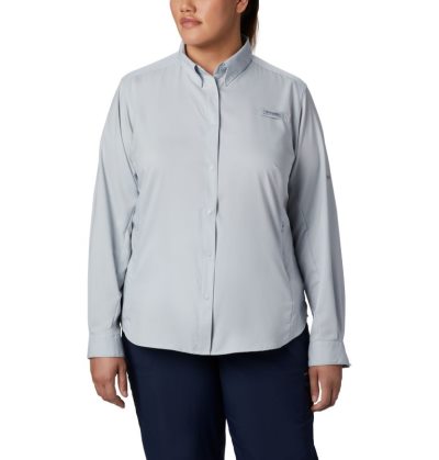 Camisas Columbia PFG Tamiami™ II Long Sleeve Shirt Feminino Luz Cinzentas Portugal | 163018-3V1V