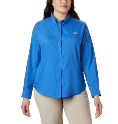 Camisas Columbia PFG Tamiami™ II Long Sleeve Shirt Feminino Azuis Portugal | 189175-6KYF