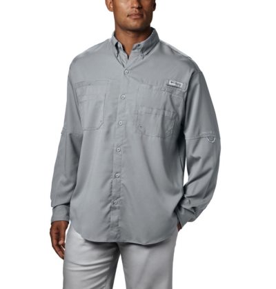 Camisas Columbia PFG Tamiami™ II Long Sleeve Shirt Masculino Cinzentas Portugal | 197850-EQNT