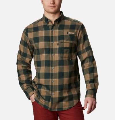 Camisas Columbia PHG Sharptail™ Flannel Masculino Verdes Portugal | 135347-LE2M