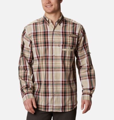 Camisas Columbia PHG Super Sharptail™ Long Sleeve Shirt Masculino Bege Portugal | 134319-0T3H