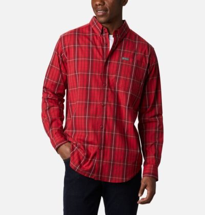 Camisas Columbia Rapid Rivers™ II Long Sleeve Shirt Masculino Vermelhas Portugal | 182108-CSZW