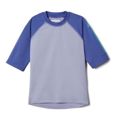 Camisas Columbia Sandy Shores™ Curta Sleeve Sunguard Shirt Criança Luz Roxo Roxo Portugal | 152497-70AJ