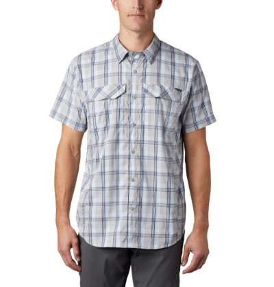 Camisas Columbia Silver Ridge Lite Plaid™ Curta Sleeve Masculino Cinzentas Portugal | 102955-2MY1