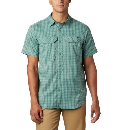 Camisas Columbia Silver Ridge Lite Plaid™ Curta Sleeve Masculino Verdes Portugal | 176364-BUBD