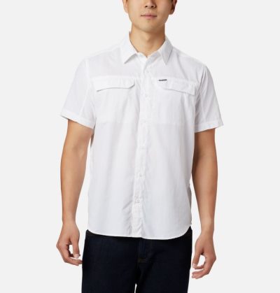 Camisas Columbia Silver Ridge™ 2.0 Curta Sleeve Shirt Masculino Branco Portugal | 108464-4SLI