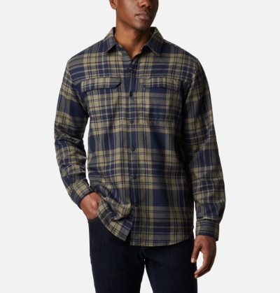 Camisas Columbia Silver Ridge™ 2.0 Flannel Shirt Masculino Verdes Portugal | 185955-9X99