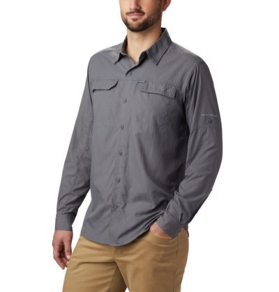 Camisas Columbia Silver Ridge™ 2.0 Long Sleeve Shirt—Big Masculino Cinzentas Portugal | 105925-UW34