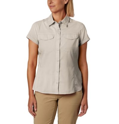 Camisas Columbia Silver Ridge™ Lite Curta Sleeve Feminino Bege Portugal | 144642-01XQ