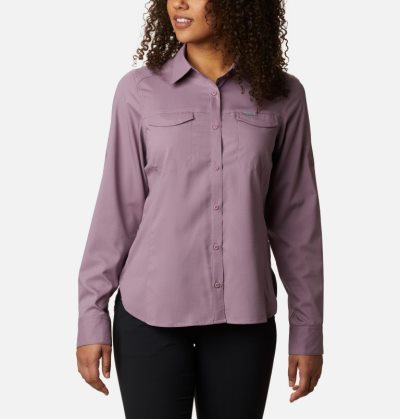 Camisas Columbia Silver Ridge™ Lite Long Sleeve Feminino Roxo Vermelhas Portugal | 116923-4RX4