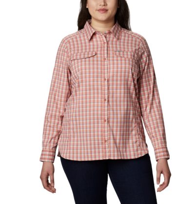 Camisas Columbia Silver Ridge™ Lite Plaid Long Sleeve Shirt Feminino Coral Portugal | 111944-86JG