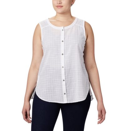 Camisas Columbia Summer Ease™ Sem Manga Shirt—Plus Size Feminino Branco Portugal | 148316-HSZT