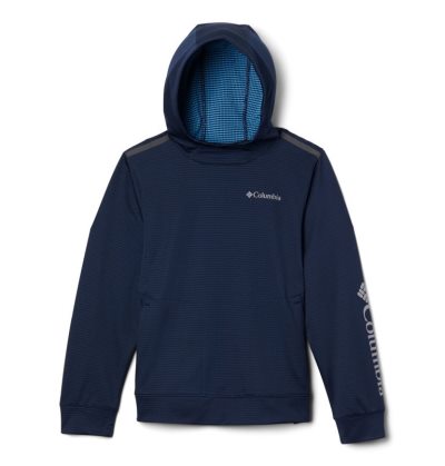 Camisas Columbia Tech Trek Hoodie Criança Azul Marinho Portugal | 108284-X8XN