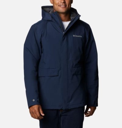 Casaco Columbia Firwood™ Jaqueta Masculino Azul Marinho Portugal | 107540-Y0A4