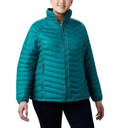 Casaco Columbia Powder Lite™ Jaqueta Feminino Turquesa Portugal | 192737-V3GR