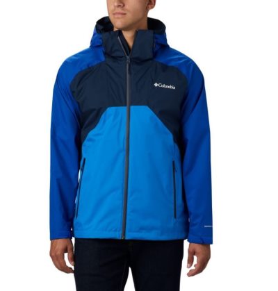 Casaco Columbia Rain Scape™ Jaqueta Masculino Azul Marinho Azuis Azuis Escuro Portugal | 122899-RB0C