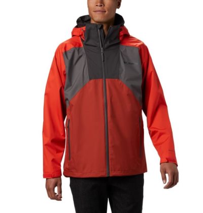 Casaco Columbia Rain Scape™ Jaqueta Masculino Cinzentas Vermelhas Portugal | 194119-5AP2