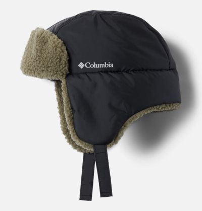 Chapeus Columbia Frosty Trilha™ Trapper Hat Criança Pretas Verdes Portugal | 130687-IH4V