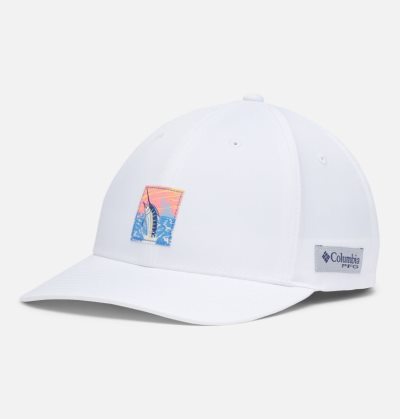 Chapeus Columbia PFG™ 110 Tribal Fish Adj Back Masculino Branco Portugal | 178163-BYFW