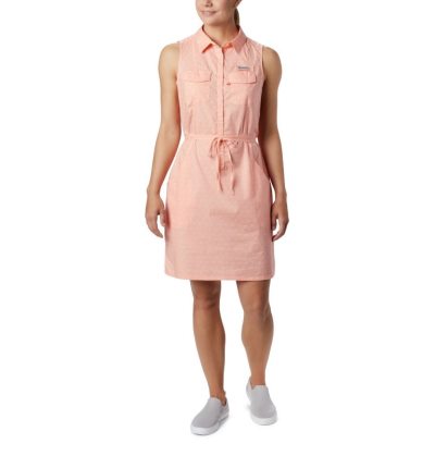 Vestidos Columbia PFG Bonehead™ Stretch Sem Manga Vestidos Feminino Rosa Portugal | 127571-3BQ9