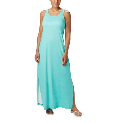 Vestidos Columbia PFG Freezer™ Maxi Vestidos Feminino Turquesa Portugal | 112804-RT8P