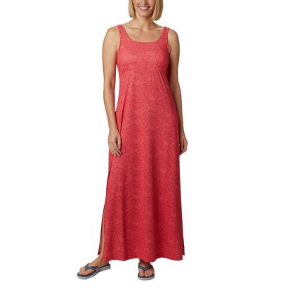 Vestidos Columbia PFG Freezer™ Maxi Vestidos Feminino Vermelhas Portugal | 197504-4IW0