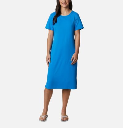 Vestidos Columbia PFG Freezer™ Medio Vestidos Feminino Azuis Escuro Portugal | 125196-OETO