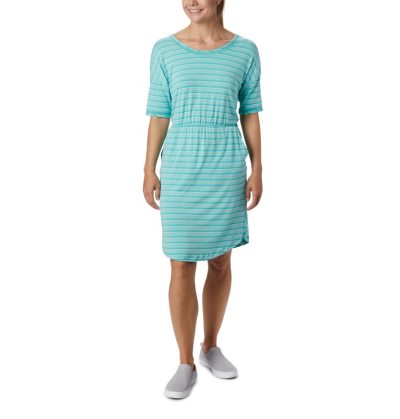 Vestidos Columbia PFG Slack Agua™ Knit Vestidos Feminino Turquesa Portugal | 139409-IUBP