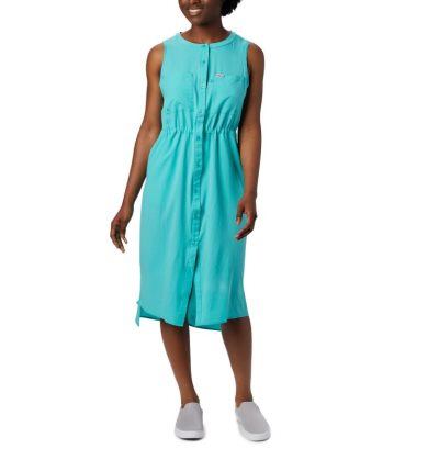 Vestidos Columbia PFG Tamiami™ Vestidos Feminino Turquesa Portugal | 143064-EWDS