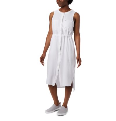 Vestidos Columbia PFG Tamiami™ Vestidos Feminino Branco Portugal | 188358-65U0