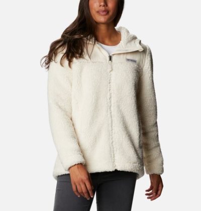 Casaco De Lã Columbia Autumn Light™ Encapuzado Full Zip Casaco De Lã Feminino Creme Portugal | 149034-IXGF