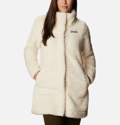 Casaco De Lã Columbia Autumn Light™ Long Casaco De Lã Feminino Creme Portugal | 119106-DJCY