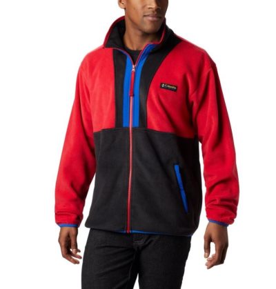 Casaco De Lã Columbia Back Bowl™ Full Zip Casaco De Lã Masculino Vermelhas Pretas Azuis Portugal | 175606-MEDN