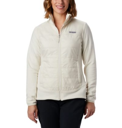 Casaco De Lã Columbia Basin Butte™ Fleece Full Zip Jaqueta Feminino Creme Portugal | 102857-8OCO