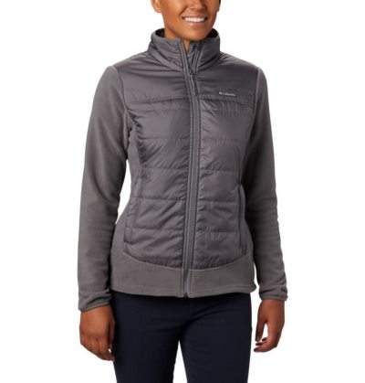 Casaco De Lã Columbia Basin Butte™ Fleece Full Zip Jaqueta Feminino Cinzentas Portugal | 141654-9Q9I