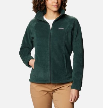 Casaco De Lã Columbia Benton Springs™ Full Zip Fleece - Petite Feminino Verdes Portugal | 102381-PD5Y