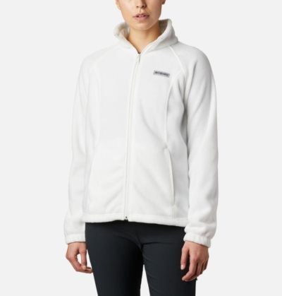 Casaco De Lã Columbia Benton Springs™ Full Zip Casaco De Lã Feminino Branco Portugal | 103137-2HJW