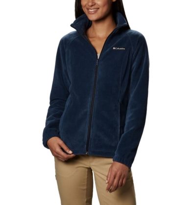 Casaco De Lã Columbia Benton Springs™ Full Zip Fleece - Petite Feminino Azul Marinho Portugal | 122404-DJZT